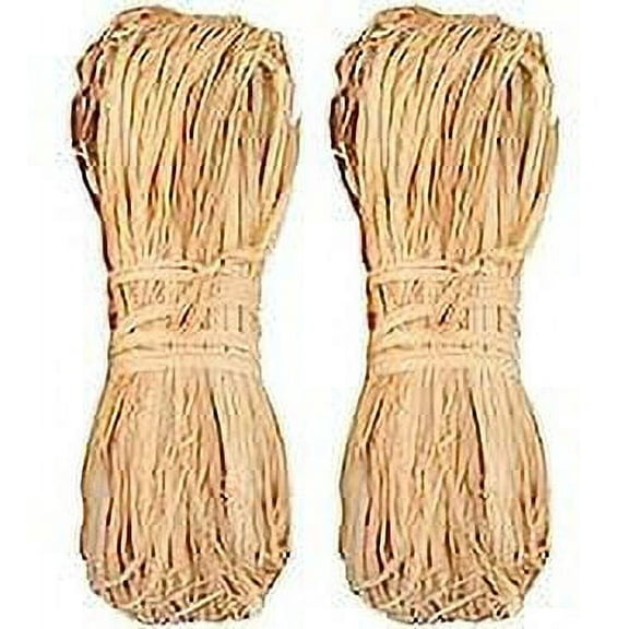 Boluotou High Quality Raffia Ribbon, 2 Count, 100g