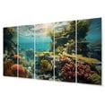 thumbnail image 2 of Designart "Beautiful Coastal Coral III" Coastal Metal Wall Art Set, 2 of 5