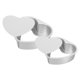 thumbnail image 3 of Molde para pasteles grueso en forma de corazón de 2 piezas, de aleación de aluminio, con fondo extraíble., 3 of 5