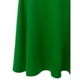 thumbnail image 4 of Doublju Women's Elastic High Waist Band Flared Midi Skirt (Plus Size Available), 4 of 4