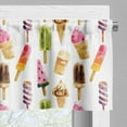 thumbnail image 5 of Ambesonne Ice Cream Valance & Curtain, Watercolor, 55"x30", Multicolor, 5 of 6