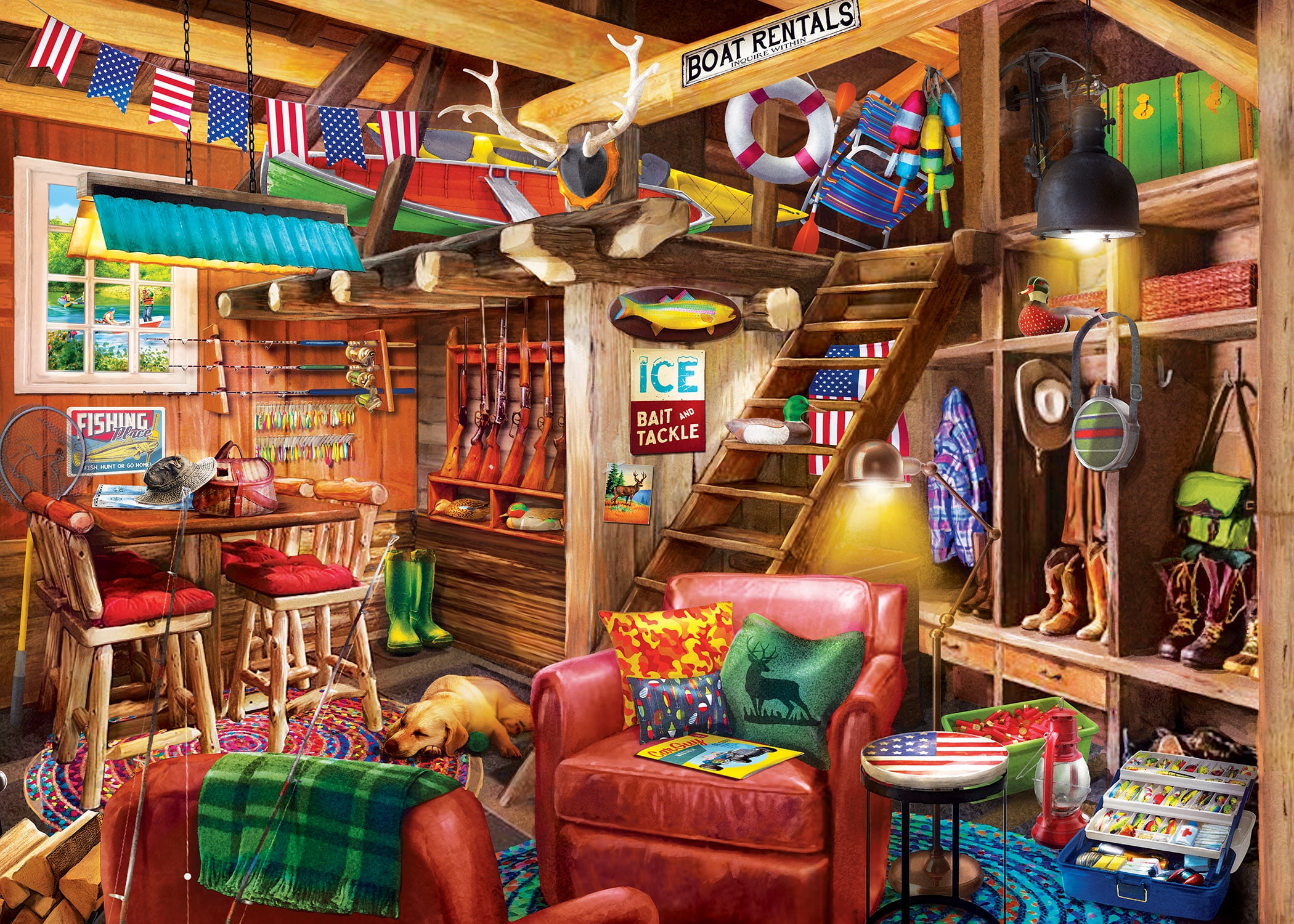 Hidden Images Glow In The Dark Hunt, Fish and Hibernate 50