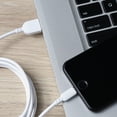 thumbnail image 3 of onn. Lightning to USB Cable, White, 6', 3 of 8