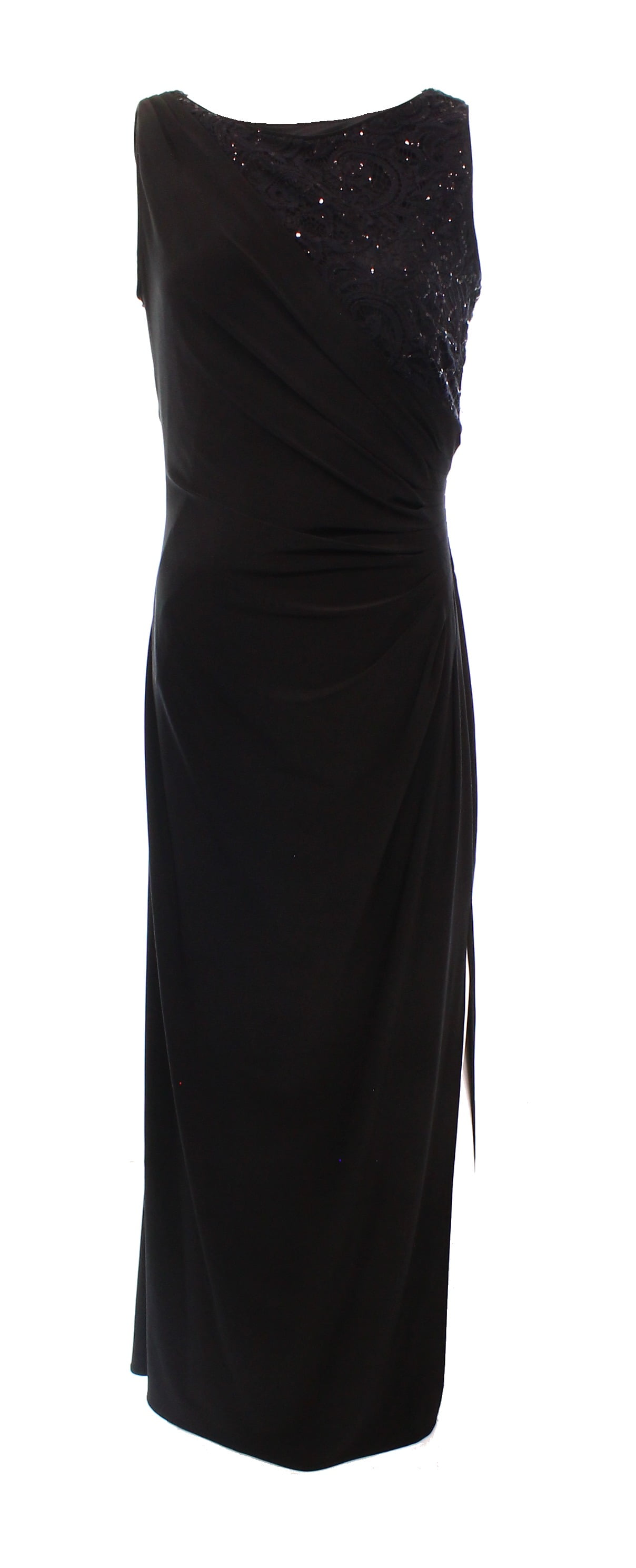r&m richards black and white dress