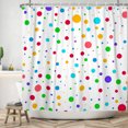 thumbnail image 3 of Tchckioa Shower Curtain for Bathroom,Waterproof Hooks Bath Curtain,Multicolor,47x64, 3 of 6
