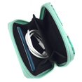 thumbnail image 5 of Women Girl Mini Wallet Purse Short Design Mermaid Zipper For Coin Money Card（Light Green）, 5 of 5