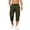 Army Green, variant on Men's Cotton Linen Capri Pant Comfy Casual Breathable Elastic Waist Drawstring Summer Beach 3/4 Shorts with Pockets Light Blue L