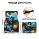 thumbnail image 5 of Fotbe Adorable Blue Baby Dragon Juego de 4 Tapetes para Auto con Estampado – Alfombrillas de Goma Reforzada, Diseño Antideslizante, Protección para Todo el Año – Vehículos, Autos, Camionetas y SUVs, 5 of 7