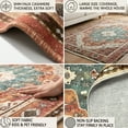 thumbnail image 4 of SANMADROLA 6X9 Area Rugs for Living Room Modern Abstract Blue Machine Washable Rug Soft Bedroom Rug Non Slip Stain Resistance Dining Room Mat Carpet for Office Couch Entrance Kitchen, 4 of 11