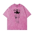 thumbnail image 1 of Camiseta Ethel Cain Merch Golden Age, camiseta vaquera lavada, moda informal de verano, algodón, diseño elegante,Pink,M,Unitalla, 1 of 2