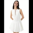 thumbnail image 2 of Vestido Mini Sin Mangas de Corte A para Mujer, de Verano, con Lazo, para Fiesta en Club, con Cremallera Corta M, 2 of 10