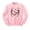 Pink, variant on Spooky Tis the Season Sweatshirt Unisex Large White