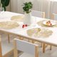 thumbnail image 5 of Mantel individual de estilo europeo en PVC dorado hueco, tapete antideslizante para mesa de comedor diario, accesorios de cocina o, 5 of 5