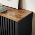 thumbnail image 4 of furlinkhm 6 Drawer Double Dresser with Slatted Grille Striped Drawer, Modern Style Dresser, High-Quality MDF and Metal Leg, 4 of 12