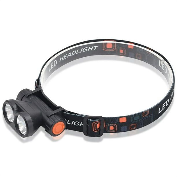 Elenxs Waterproof LED Forehead Headlamp Rechargeable Battery Operated