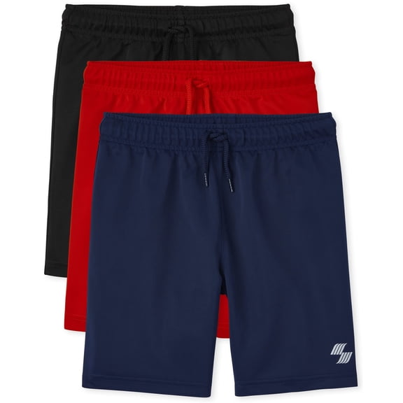 Pantalones cortos de baloncesto The Children's Place para niños, paquete de 5