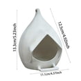 thumbnail image 3 of TIELUTT Outdoor Bird Feeder Spherical Design with Holes and Nesting Feeder Ring Set Squirrel Nesting Boxes Metal Feeders for Outdoors for outside Hanging Pole, 3 of 6