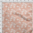 thumbnail image 4 of oneOone Polyester Spandex Peach Fabric Geometrical Mix Sewing Material Print Fabric By The Yard 56 Inch Wide, 4 of 4