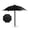 Black, variant on Mini Printed Umbrella Car Mobile Phone Umbrella Owner Sunshade Car Navigation Sunscreen Opposition-reflective Small Umbrella Suitable for