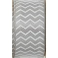 thumbnail image 6 of Offray Ribbon, Chevron Silver 1 1/2 inch Single Face Satin Polyester Ribbon, 9 feet, 6 of 6