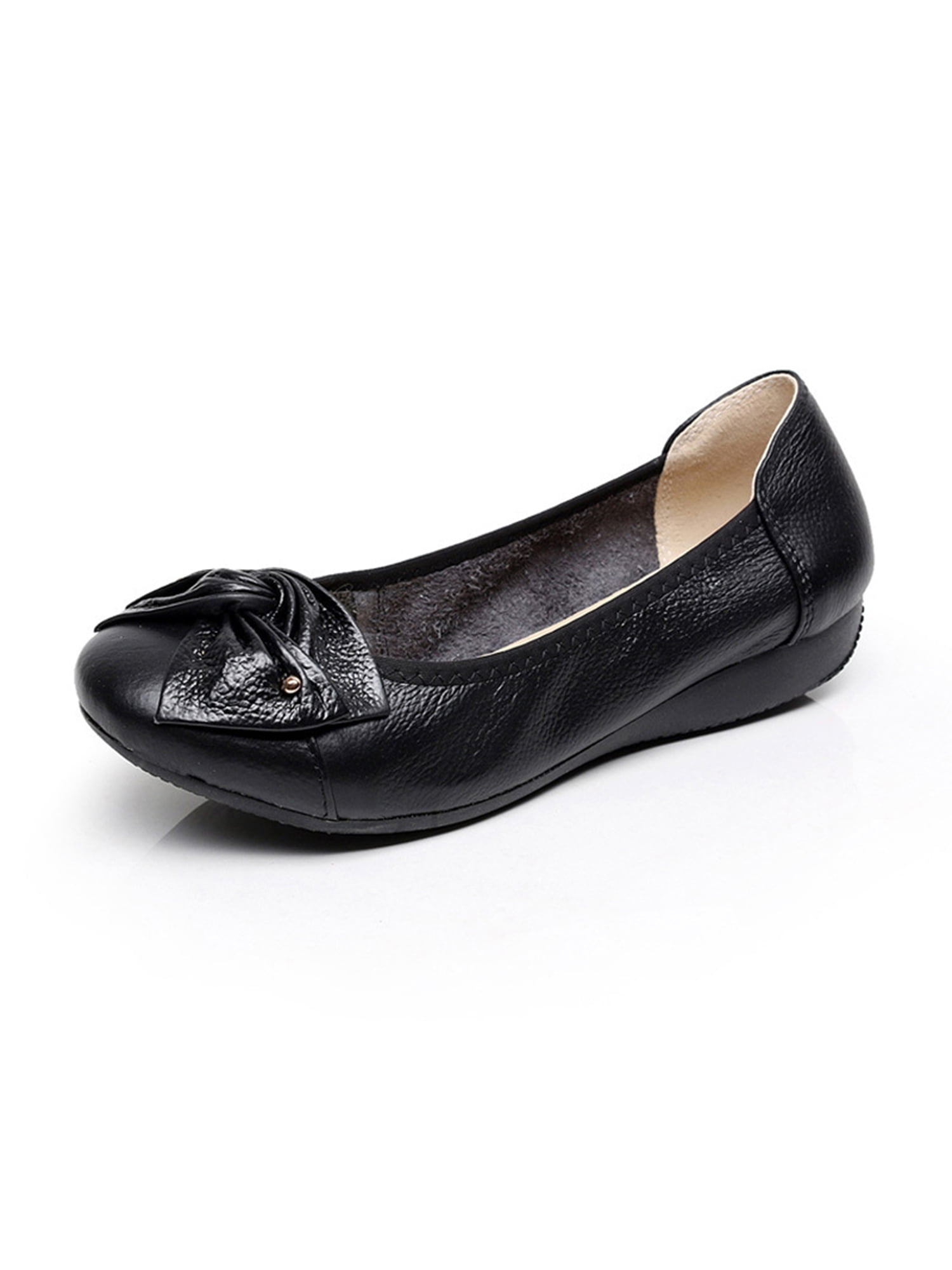 Dress Shoe Casual Anti-Slip Flats Black 