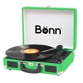 thumbnail image 3 of Tocadiscos Bluetooth Tipo Maletín Portátil Bonn verde, 3 of 4