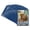 Brooke Blue Suede, variant on Cherry Red Suede Picture Frame Mat for 28x40 Frames - Fits 26x38 Photos - 1 Mat