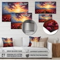 thumbnail image 4 of Designart "Denmark Multicolor Tulip landscapes IV" Floral Metal Wall Decor, 4 of 5