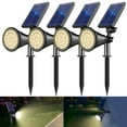 thumbnail image 1 of Foco solar APOMAO, 36 LED, 2200 mAh, resistente al agua, paquete de 4, 1 of 7