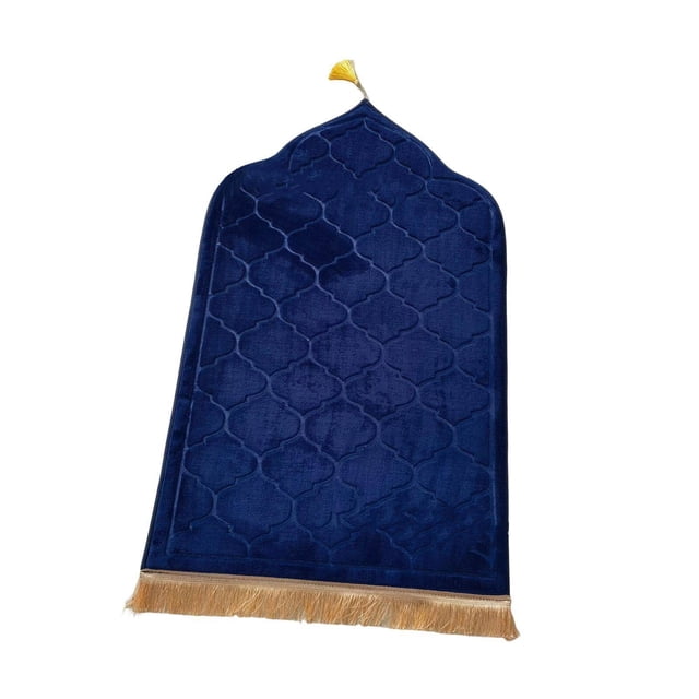 facefd Prayer Rug Worship Mat Floor Carpet for Outdoor Bedroom Birthday Gifts Blue