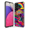thumbnail image 3 of MUNDAZE Samsung Galaxy Z Flip 4 Psychedelic Trippy Hippie Night Walk Shockproof Clear Hybrid Protective Phone Case Cover, 3 of 5
