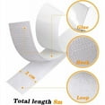 thumbnail image 3 of POINTERTECK 8M Extra Strong Self-Adhesive Velcro Tape  Double Sided Adhesive with Velcro 20mm Wide Self-Adhesive Adhesive Pad with Loop Tape and Hook Tape - White, 3 of 5
