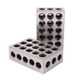 thumbnail image 4 of Bloque indicador, 23 orificios, 25‑50‑75 mm, acero inoxidable endurecido, juego de bloques de maquinista de alta precisión de 1‑2‑3 pulgadas, 4 of 5