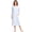 Light blue, variant on Robes for Women, AMITOFO Women's Floral Zip-Up Robe with Pockets, Lightweight Summer V-Neck 3/4 Sleeve Long Housecoat Bathrobe for Women, Light blue M