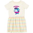 thumbnail image 3 of Inktastic Birthday Girl Shark Pool Party Girls Toddler Dress, 3 of 5