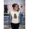 thumbnail image 2 of Colorful Badger T-Shirt Women -Fab Funky Designs, Female Small, 2 of 4