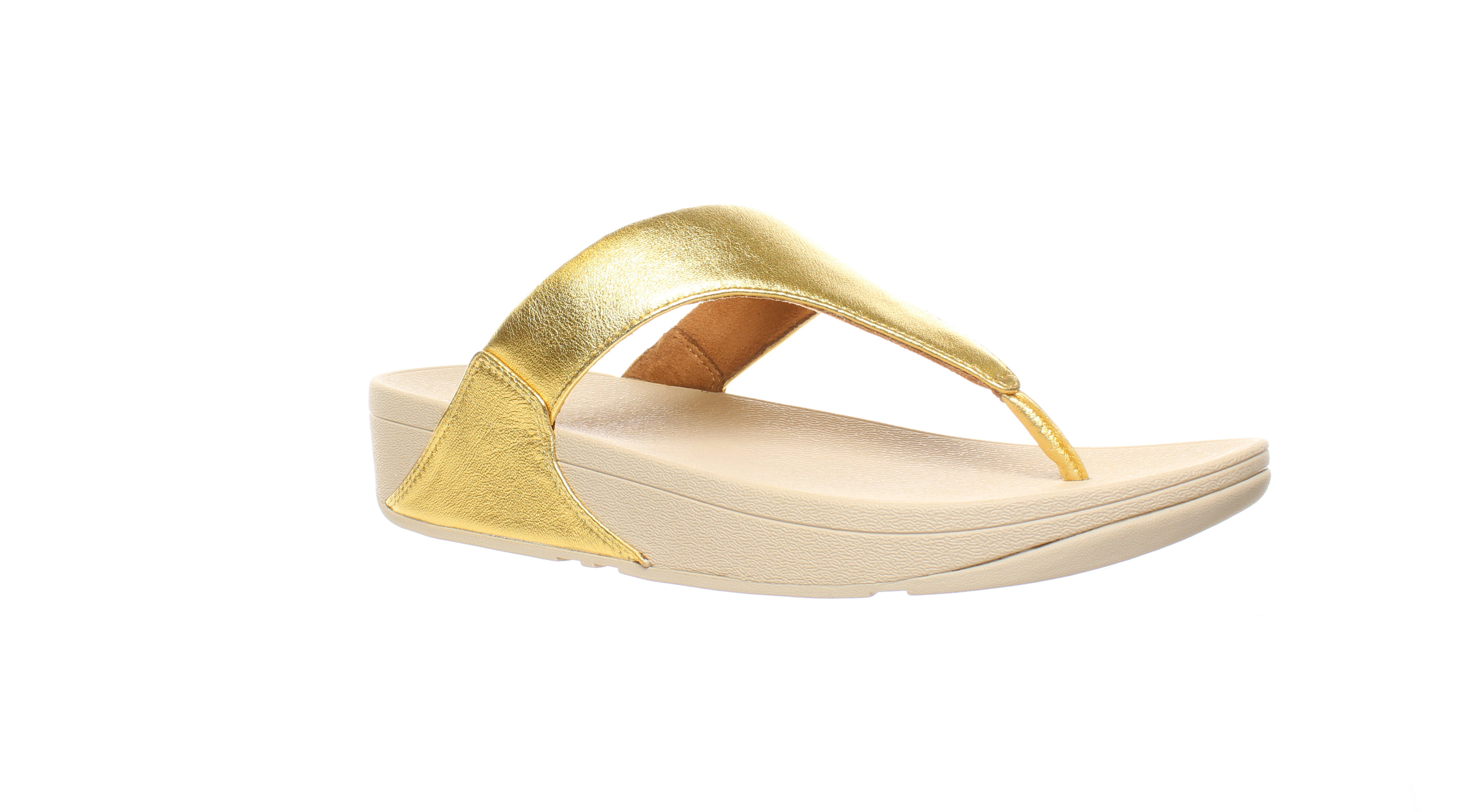 fitflop sandals gold