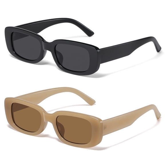 Gafas de sol JASPIN Y2K Rectangulares UV400 para mujeres y hombres