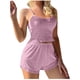 thumbnail image 3 of TaTaai Silky Two-Piece Sleep Set, Women's Breathable Hollow Out Pajamas, Soft Suspender Loungewear for Home Wear and Intimate Evening Relaxation Gift, 3 of 4