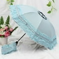 thumbnail image 4 of Gwong hogar 2 pcs niñas mujeres encaje plegable paraguas plegable sola Gwong 21050763, 4 of 7