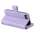 thumbnail image 2 of Crossbody Wallet Case for iPhone 7 / iPhone 8 / iPhone SE 2022 & 2020 Glitter PU Leather Phone Case with Card Slots Stand Wrist Strap Cover Magnetic Closure Zipper Purse Case for Women Girls, Purple, 2 of 11