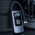 thumbnail image 3 of 7.4V/12V Rechargeable Portable Air Compressor with Digital Display, 4 Modes (Car/Motorcycle/, Balls), Auto-Off Preset Pressure, LED Light, Power Bank Function, 15L/min Air Flow,, 3 of 6