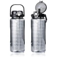 thumbnail image 1 of Botella de Agua 2L Antigolpes Reutilizable Sin BPA con Pajilla Removible Botella de Deportiva Escala de Hidratación Termo de Agua Antifugas para Gym Ciclismo Senderismo Viaje, 1 of 4