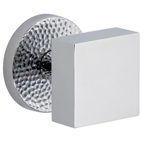 Viaggio Clomhmqad_Dd Circolo Hammered Solid Brass Non-Turning Two-Sided Dummy Knob Set -