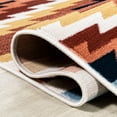 thumbnail image 6 of JONATHAN Y SOUTH WESTERN 5 x 8 Area Rug, Konya Diamond Kilim Geometric - Yellow/Red/Blue, SWC101A-5, 6 of 10