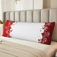 thumbnail image 5 of Naloa Winter Christmas Snowflake Super Soft 20x60 Body Pillow Case,Long Side Hidden Zipper（PILLOWS ARE NOT INCLUDED）, 5 of 6