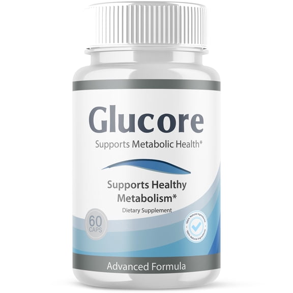 Glucore Blood Support Pills Advanced Formula Vitamin Supplement 60 Capsules