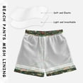 thumbnail image 3 of FORMRS Boys Swim Trunks Quick Dry Mesh Lining Beach Boardshorts, Sizes XS-XL, Forest Mushroom Pattern, 3 of 7