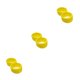 thumbnail image 1 of Agarre de Raqueta Wosthever 2 Piezas Anillo Elástico de Goma Negro Rojo Azul Amarillo Blanco, 1 of 6