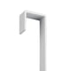 thumbnail image 2 of Gabinete Gancho Puerta Armario Perforación trasera Percha libre para baño Blanco, 2 of 3